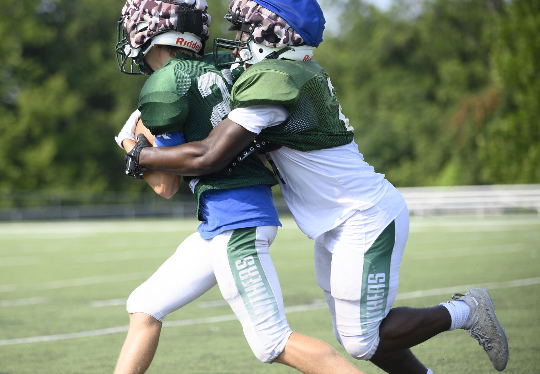 Fort Zumwalt North football practice